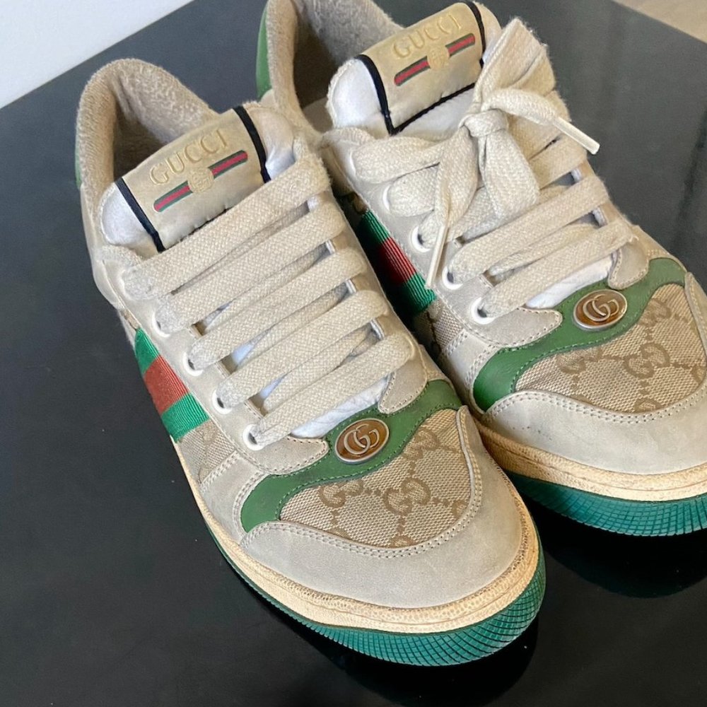 Gucci Screener GG Sneakers (Womens 9)